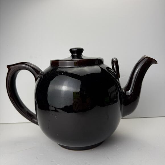 Vintage Royal Canadian Art Pottery Brown Teapot - Picture 1 of 13